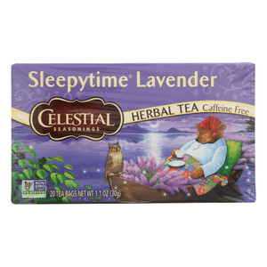 Celestial Seasonings - Tea - Sleepytime Lavender - Case Of 6 - 20 Bags - J C Herbal Products
