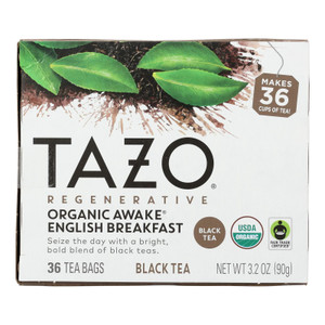 Tazo Tea - Tea Awake Eng Breakfast - Case Of 4-36 Bag - J C Herbal Products