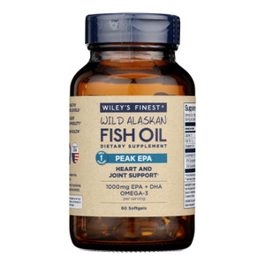 Wiley's Finest - Fish Oil Peak Epa - 1 Each-60 Sgel - J C Herbal Products