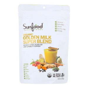 Sunfood - Super Blend Golden Milk - 1 Each -6 Oz - J C Herbal Products