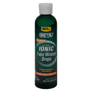Deva Vegan Vitamins - Ionic Trace Mineral Drops - 8 Fl Oz - J C Herbal Products