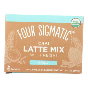 Four Sigmatic - Chai Latte - Organic Turkey Tail And Reishi - 10 Ct - J C Herbal Products