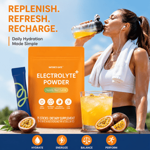 Zero Sugar Passion Fruit Electrolyte Powder - J C Herbal Products