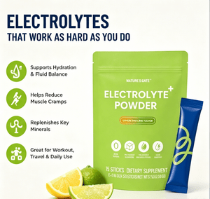 Zero Sugar Electrolyte Powder Sticks, - J C Herbal Products