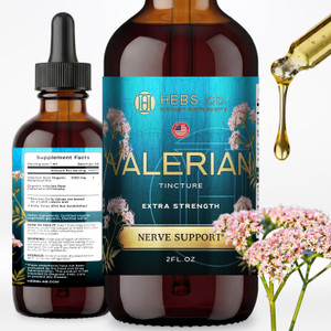 Valerian Root Tincture Liquid Extract 2 fl oz - J C Herbal Products