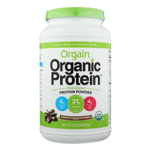 Orgain Organic Protein Powder - Plant Based - Creamy Chocolate Fudge - 2.03 Lb Orgain Organic Protein Powder - Plant Based - Creamy Chocolate Fudge - 2.03 Lb