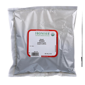 Frontier Herb Cloves Organic Powder Ground - Single Bulk Item - 1lb - J C Herbal Products