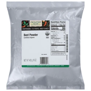 Frontier Herb - Beet Powder - 1 Each Lbs. - J C Herbal Products