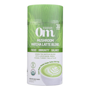 Om - Green Tea Matcha Latte - 1 Each - 8.47 Oz - J C Herbal Products