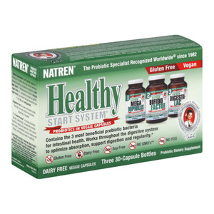 Natren - Healthy Start Kt Dairy Fr - 1 Each - 3/30 Cap - J C Herbal Products