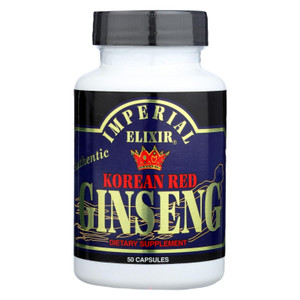 Imperial Elixir Ginseng Korean Red - 50 Caps - J C Herbal Products
