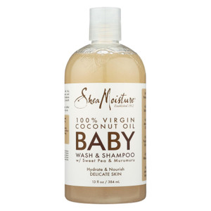 Shea Moisture - Baby Wash & Shampoo Murumu Coconut - 13 Fz - J C Herbal Products