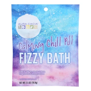 Aura Cacia - Fizz Bath Calm Chill Pill - Case Of 6-2.5 Oz - J C Herbal Products