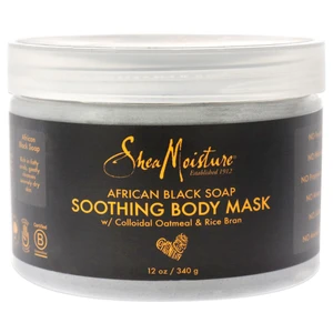African Black Soap Soothing Body Mask by Shea Moisture for Unisex - 12 oz Mask - J C Herbal Products