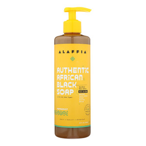 Alaffia - African Black Soap - Peppermint - 16 Fl Oz. Alaffia - African Black Soap - Peppermint - 16 Fl Oz.