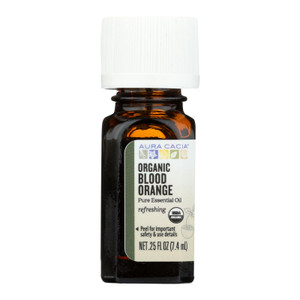 Aura Cacia - Essential Oil - Blood Orange - Case Of 1 - .25 Fl Oz. Aura Cacia - Essential Oil - Blood Orange - Case Of 1 - .25 Fl Oz.
