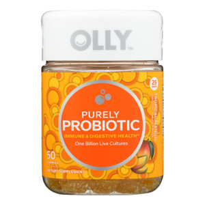 Olly - Supp Probiotic Tropical Mango - 1 Each - 50 Ct Olly - Supp Probiotic Tropical Mango - 1 Each - 50 Ct