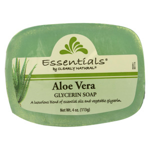 Clearly Natural Glycerine Bar Soap Aloe Vera - 4 Oz Clearly Natural Glycerine Bar Soap Aloe Vera - 4 Oz