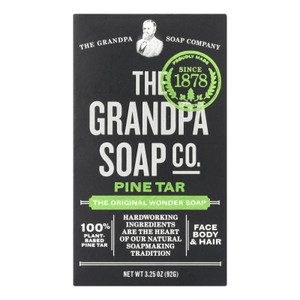 Grandpa's Pine Tar Bar Soap - 3.25 Oz Grandpa's Pine Tar Bar Soap - 3.25 Oz