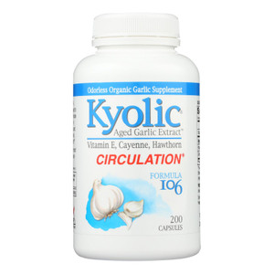 Kyolic - Aged Garlic Extract Healthy Heart Formula 106 - 200 Capsules Kyolic - Aged Garlic Extract Healthy Heart Formula 106 - 200 Capsules
