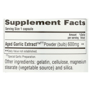 Kyolic - Aged Garlic Extract Cardiovascular Extra Strength Reserve - 120 Capsules Kyolic - Aged Garlic Extract Cardiovascular Extra Strength Reserve - 120 Capsules