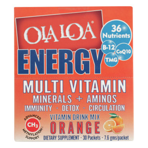 Ola Loa Products Energy Multi Vitamin - Orange - 30 Packet Ola Loa Products Energy Multi Vitamin - Orange - 30 Packet