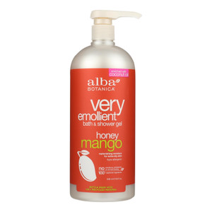 Alba Botanica - Very Emollient Bath And Shower Gel - Honey Mango - 32 Fl Oz Alba Botanica - Very Emollient Bath And Shower Gel - Honey Mango - 32 Fl Oz