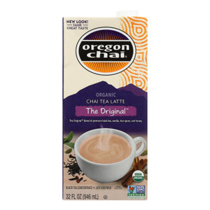 Oregon Chai Tea Latte Concentrate - The Original - Case Of 6 - 32 Fl Oz. Oregon Chai Tea Latte Concentrate - The Original - Case Of 6 - 32 Fl Oz.