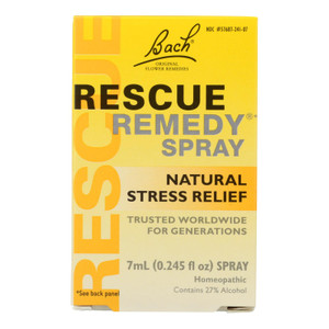 Bach Flower Remedies Rescue Remedy Spray - 0.245 Fl Oz Bach Flower Remedies Rescue Remedy Spray - 0.245 Fl Oz