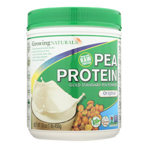 Growing Naturals Yellow Pea Protein - Original - 16 Oz Growing Naturals Yellow Pea Protein - Original - 16 Oz