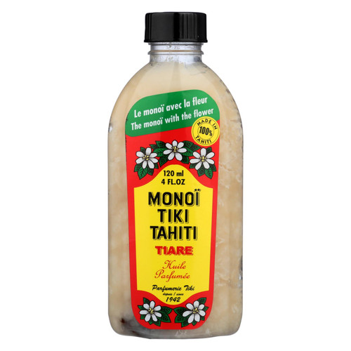 Monoi Tiare Tahiti Monoi Tiiki Tahiti Coconut Oil - 4 Fl Oz