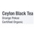 Frontier Herb 100% Organic Fair Trade Ceylon Tea - Single Bulk Item - 1lb - J C Herbal Products
