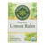 Traditional Medicinals Organic Herbal Tea - Lemon Balm Lemon Bal Og2 - Case Of 6 - 16 Bags - J C Herbal Products