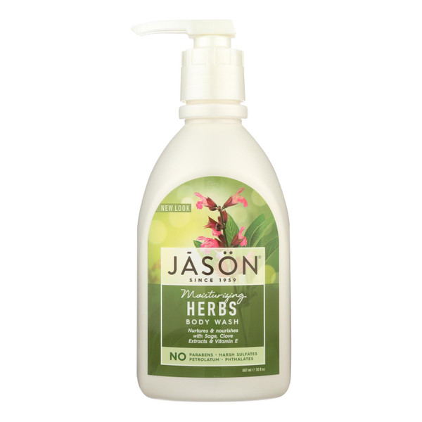 Jason Pure Natural Body Wash Moisturizing Herbs - 30 Fl Oz