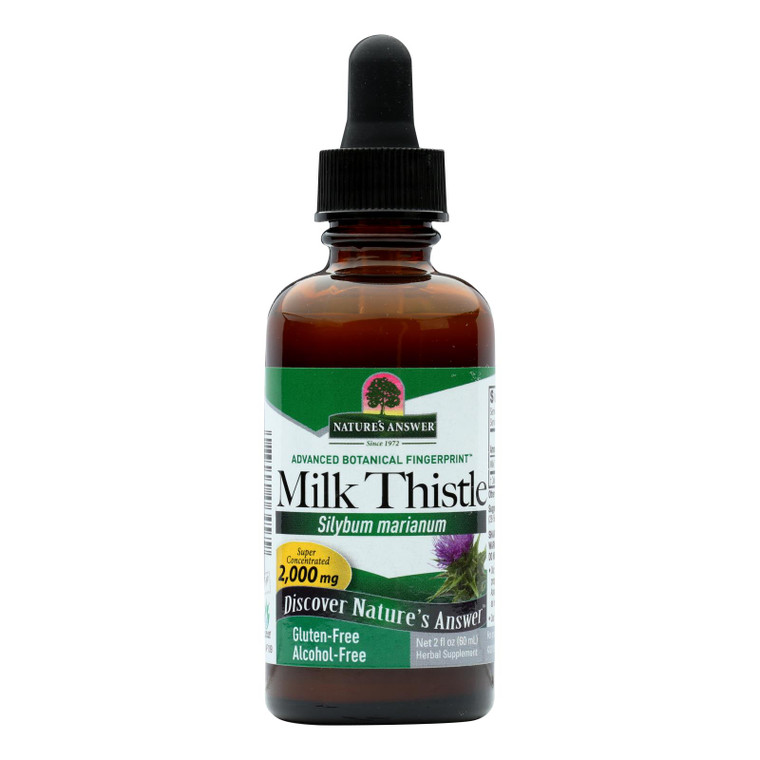 Nature's Answer - Af Milk Thistle - 1 Each - 2 Fz Nature's Answer - Af Milk Thistle - 1 Each - 2 Fz