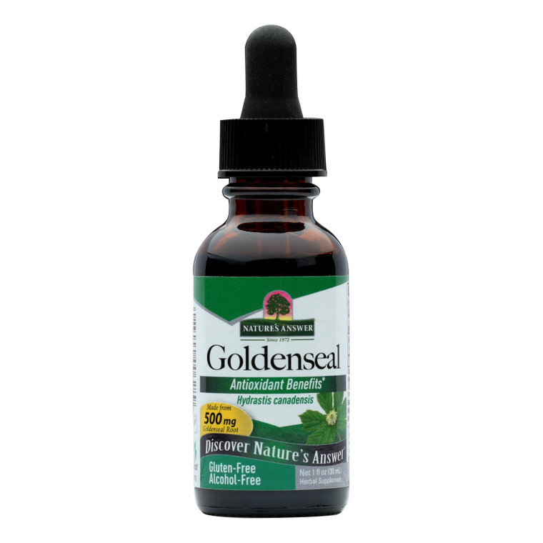 Nature's Answer - Goldenseal Root Alcohol Free - 1 Fl Oz Nature's Answer - Goldenseal Root Alcohol Free - 1 Fl Oz