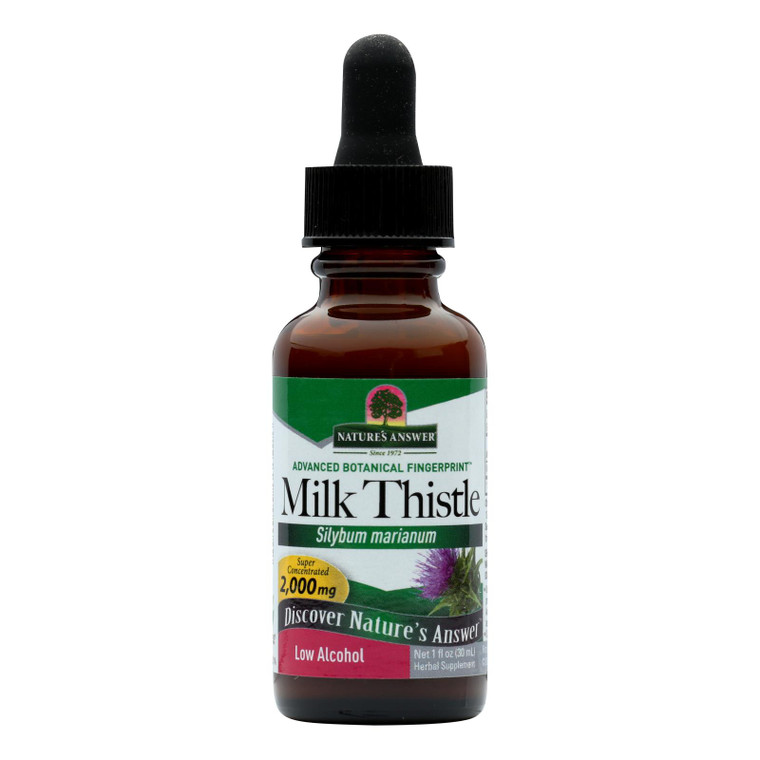 Nature's Answer - Milk Thistle Seed - 1 Fl Oz Nature's Answer - Milk Thistle Seed - 1 Fl Oz
