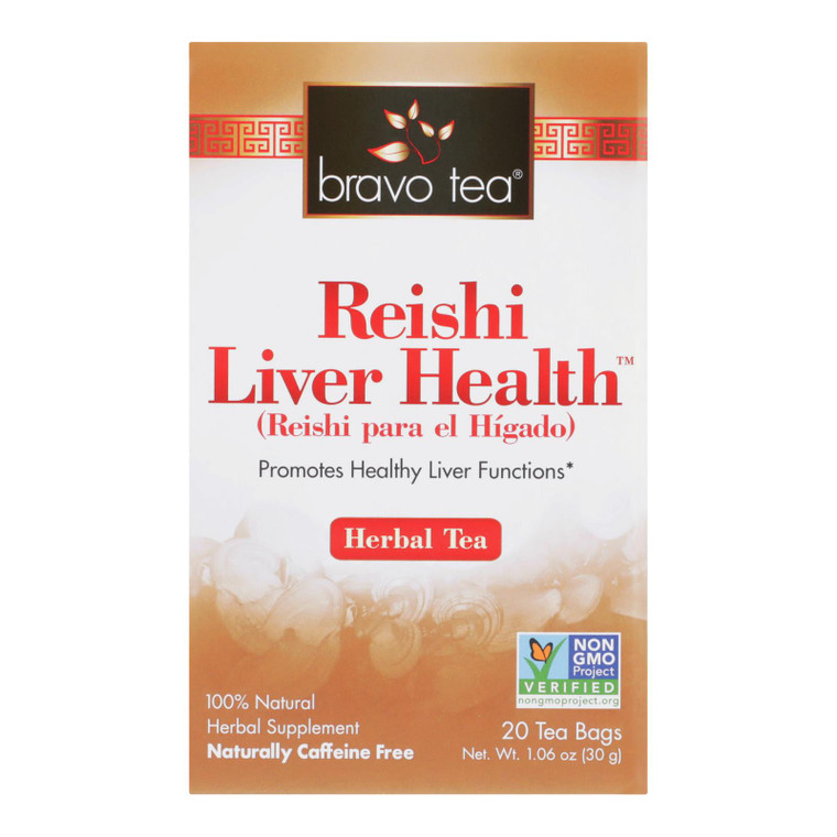 Bravo Teas And Herbs - Tea - Reishi Liver Health - 20 Bag Bravo Teas And Herbs - Tea - Reishi Liver Health - 20 Bag