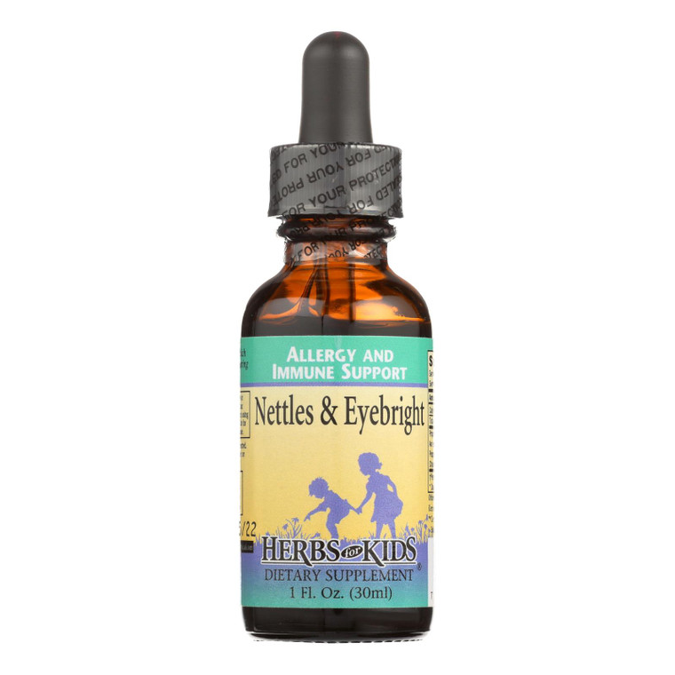 Herbs For Kids Nettles And Eyebright - 1 Fl Oz Herbs For Kids Nettles And Eyebright - 1 Fl Oz