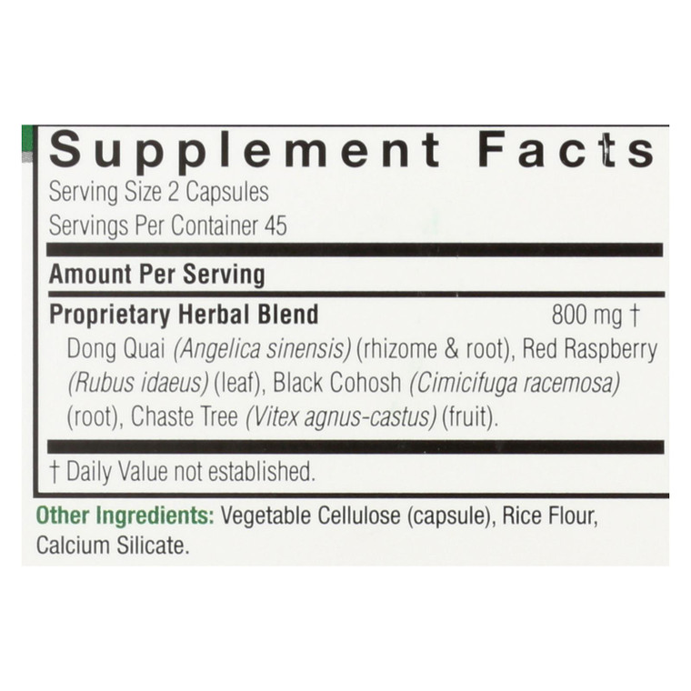 Nature's Answer - Female Complex - 90 Vcaps Nature's Answer - Female Complex - 90 Vcaps