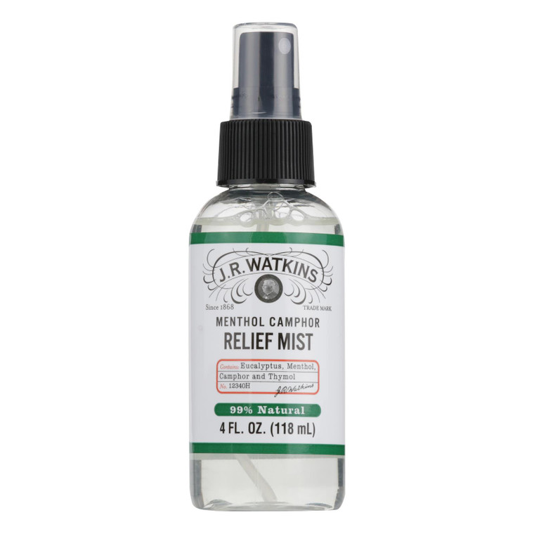 J.r. Watkins Menthol Camphor Relief Mist - 4 Oz J.r. Watkins Menthol Camphor Relief Mist - 4 Oz