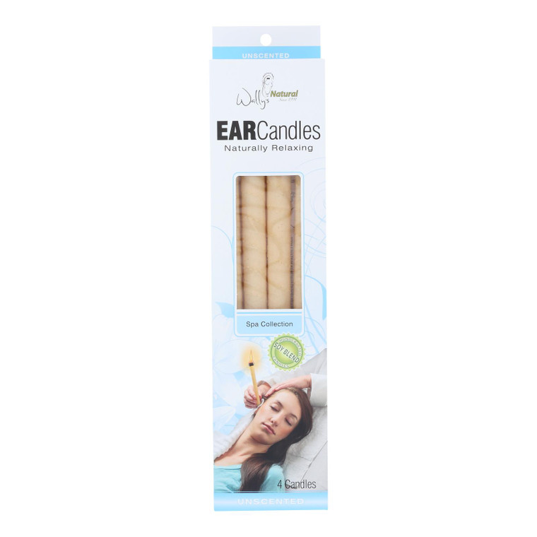 Wally's Ear Candles Plain Paraffin - 4 Candles Wally's Ear Candles Plain Paraffin - 4 Candles
