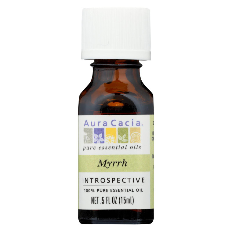 Aura Cacia - Pure Essential Oil Myrrh - 0.5 Fl Oz Aura Cacia - Pure Essential Oil Myrrh - 0.5 Fl Oz