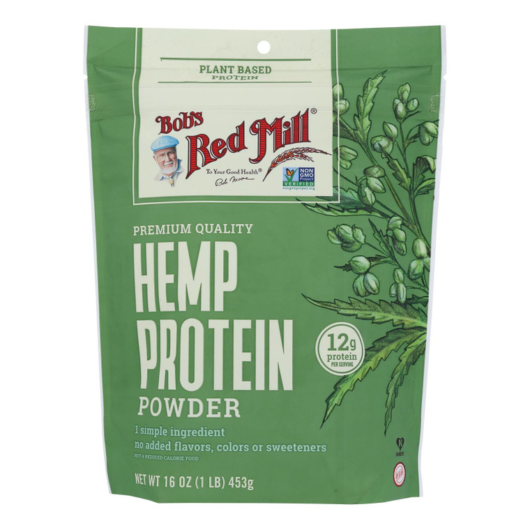 Bob's Red Mill - Hemp Protein Powder - 16 Oz - Case Of 4 Bob's Red Mill - Hemp Protein Powder - 16 Oz - Case Of 4