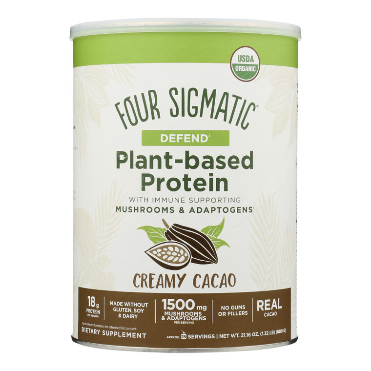 Four Sigmatic - Protein Plnt Bs Cacao - 1 Each-21.16 Oz Four Sigmatic - Protein Plnt Bs Cacao - 1 Each-21.16 Oz