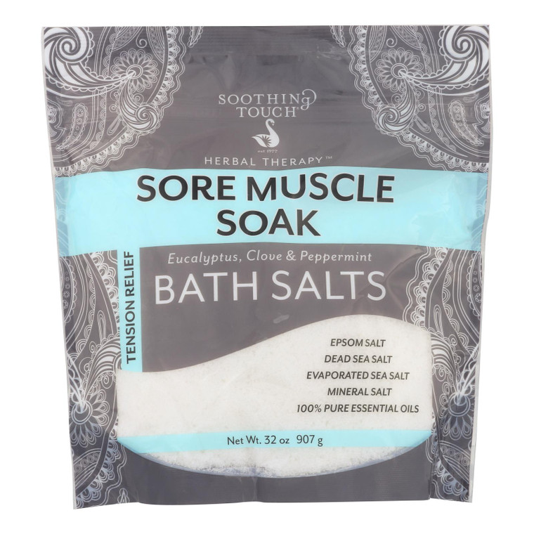 Soothing Touch Bath Salts - Sore Muscle Soak - 32 Oz Soothing Touch Bath Salts - Sore Muscle Soak - 32 Oz