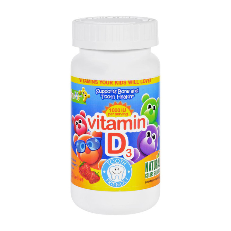 Yum V's Vitamin D Jellies Yummy Berry - 60 Chewables Yum V's Vitamin D Jellies Yummy Berry - 60 Chewables