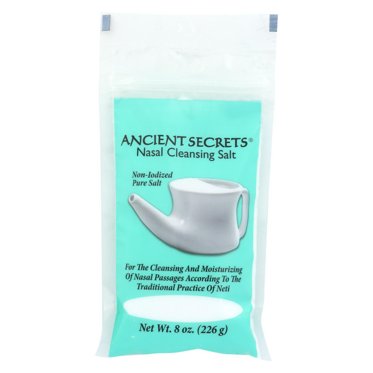 Ancient Secrets Nasal Cleansing Pot Salt - 8 Oz Ancient Secrets Nasal Cleansing Pot Salt - 8 Oz