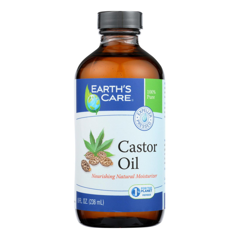 Earth's Care - Castor Oil - 1 Each - 8 Oz Earth's Care - Castor Oil - 1 Each - 8 Oz