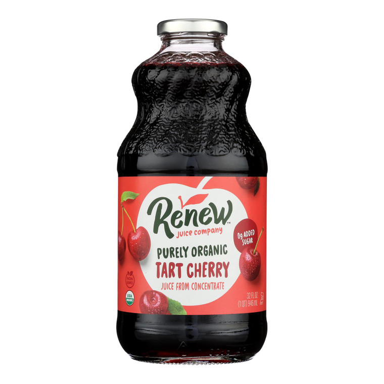Renew Juice Company - Juice Organic Tart Cherry Juice - Case Of 6-32 Fluid Ounces Renew Juice Company - Juice Organic Tart Cherry Juice - Case Of 6-32 Fluid Ounces
